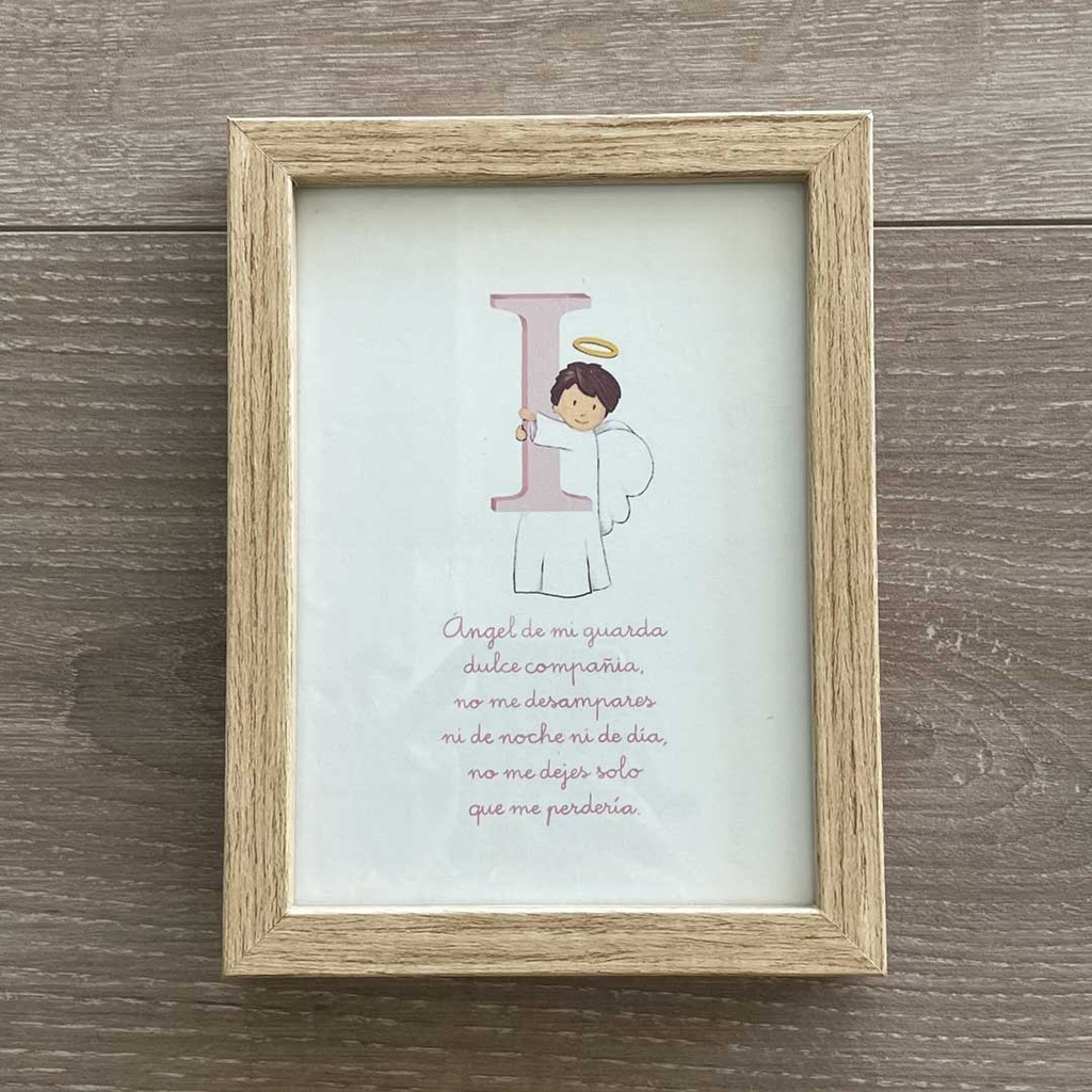 Lámina Infantil Personalizada - Ángel de la guarda